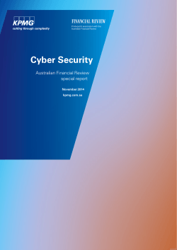Cyber Security  Australian Financial Review special report