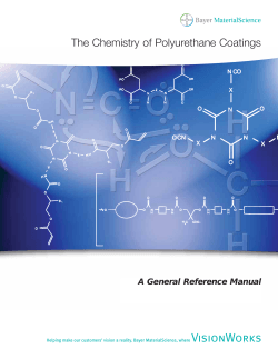 VisionWorks The Chemistry of Polyurethane Coatings A General Reference Manual