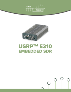 USRP E310 EMBEDDED SDR TM