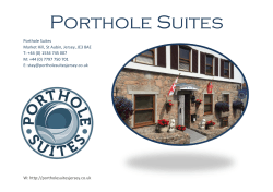 Porthole Suites   Market Hill, St Aubin, Jersey, JE3 8AE