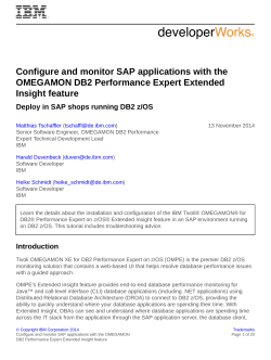 Configure and monitor SAP applications with the Insight feature