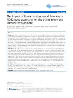 The impact of human and mouse differences in ’s redox and