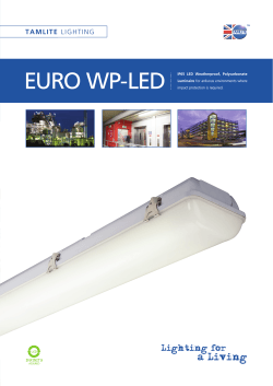 EURO WP-LED TAMLITE  IP65 LED Weatherproof, Polycarbonate