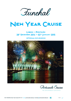 New Year Cruise Lisbon - Portimão 28 December 2014 – 02