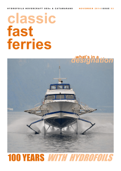 classic fast ferries WITH  HYDROFOILS
