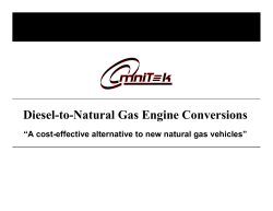 Diesel-to-Natural Gas Engine Conversions