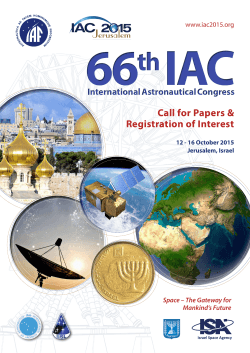 66 IAC th Call for Papers &amp;