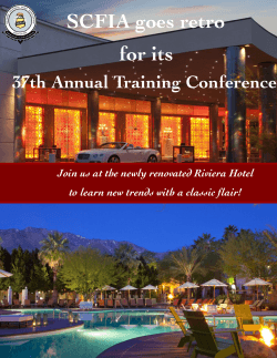 SCFIA goes retro for its 37th Annual Training Conference