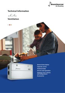Technical Information Ventilation