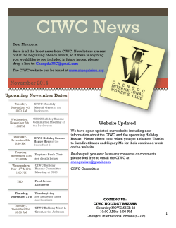 CIWC News