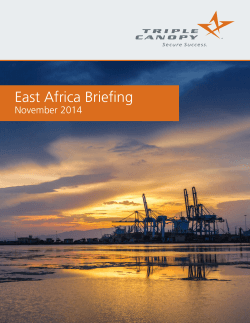 East Africa Briefing November 2014