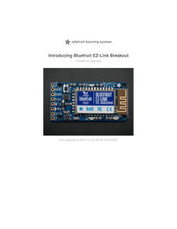 Introducing Bluefruit EZ-Link Breakout Created by lady ada