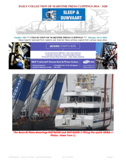 DAILY COLLECTION OF MARITIME PRESS CLIPPINGS 2014 – 3428