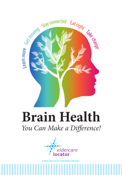 Brain Health You Can Make a Difference!  ea
