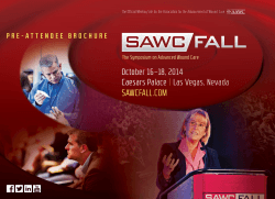 SAWCFALL.COM October 16 –18, 2014 Caesars Palace Las Vegas, Nevada