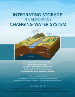 INTEGRATING STORAGE CHANGING WATER SYSTEM
