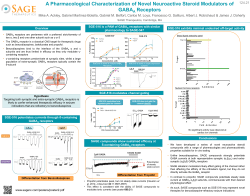 A Pharmacological Characterization of Novel Neuroactive Steroid Modulators of GABA