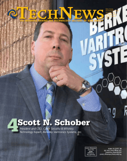 4Scott N. Schober - New Jersey Technology Council