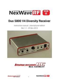 Duo 5800 V4 Diversity Receiver