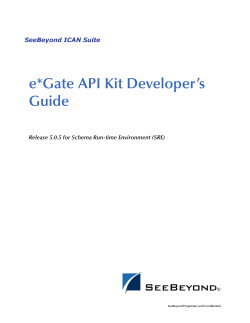 e*Gate API Kit Developer's Guide