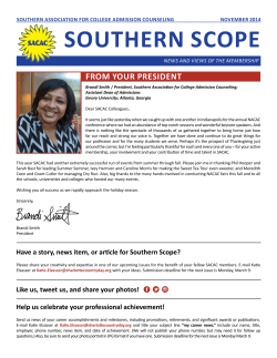 November 2014 edition of Southern Scope
