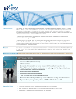 Triphase Fact Sheet - Triphase Accelerator Corporation