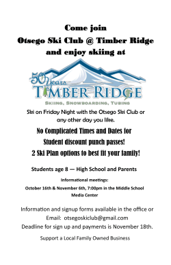 timber ridge ski club passes