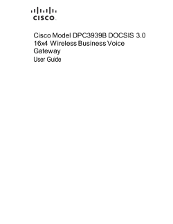 Cisco Model DPC3939B DOCSIS 3.0 16x4 Wireless Business Voice