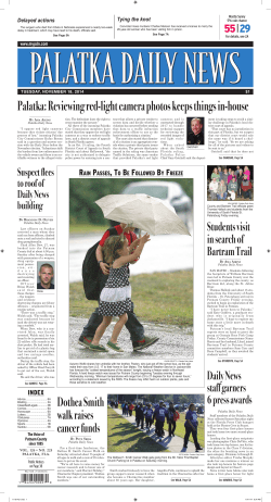 Palatka Daily News/Tuesday, November 18, 2014