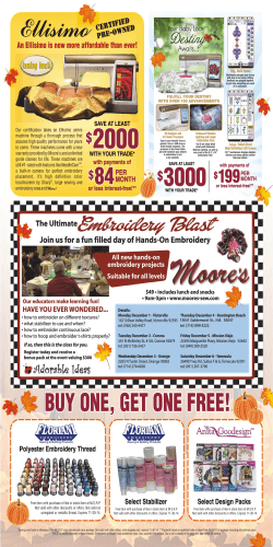2014 thanksgiving - Moore's Sewing Centers