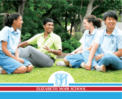 Prospectus - Elizabeth Moir School