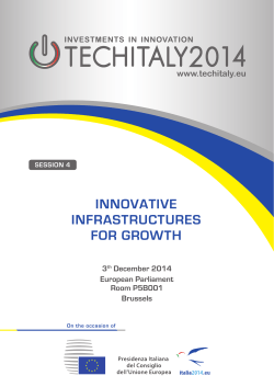 InnOvatIve Infrastructures fOr GrOwth