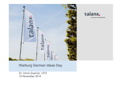 Warburg German Ideas Day