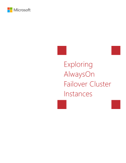 Exploring AlwaysOn Failover Cluster Instances