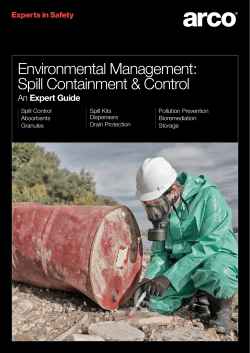 Environmental Management: Spill Containment & Control