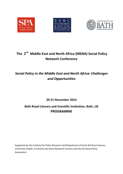 (MENA) Social Policy Network Conference