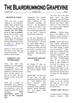 Newsletter May 2000 - Blair Drummond Hall