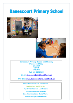 Danescourt Primary School Prospectus 2014