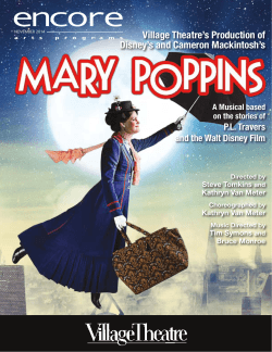Mary Poppins Encore Arts Seattle