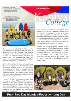 Newsletter - Kaniva College