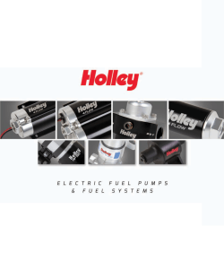 electric in-line fuel pumps - Holley Performance Products