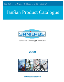 Catalogue - Sanilabs, Inc.