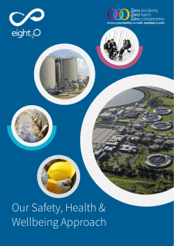 Our Safety, Health & Wellbeing Approach