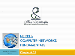 Homework # 4 - NET 331 and net 221