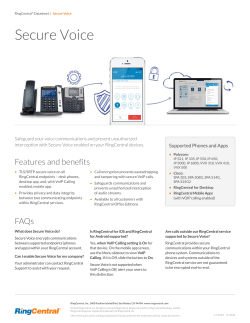 Secure Voice - RingCentral