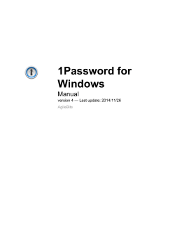 1Password for Windows