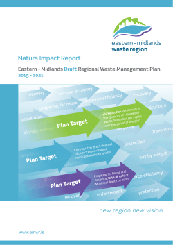 Natura Impact Report - Eastern & Midlands Waste Region
