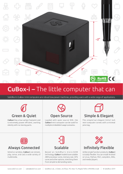 CuBox-i Brochure