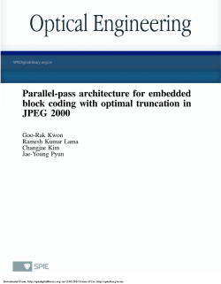 Parallel-pass architecture for embedded block coding with optimal