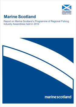 Report on Marine Scotland's Programme of Regional Fishing